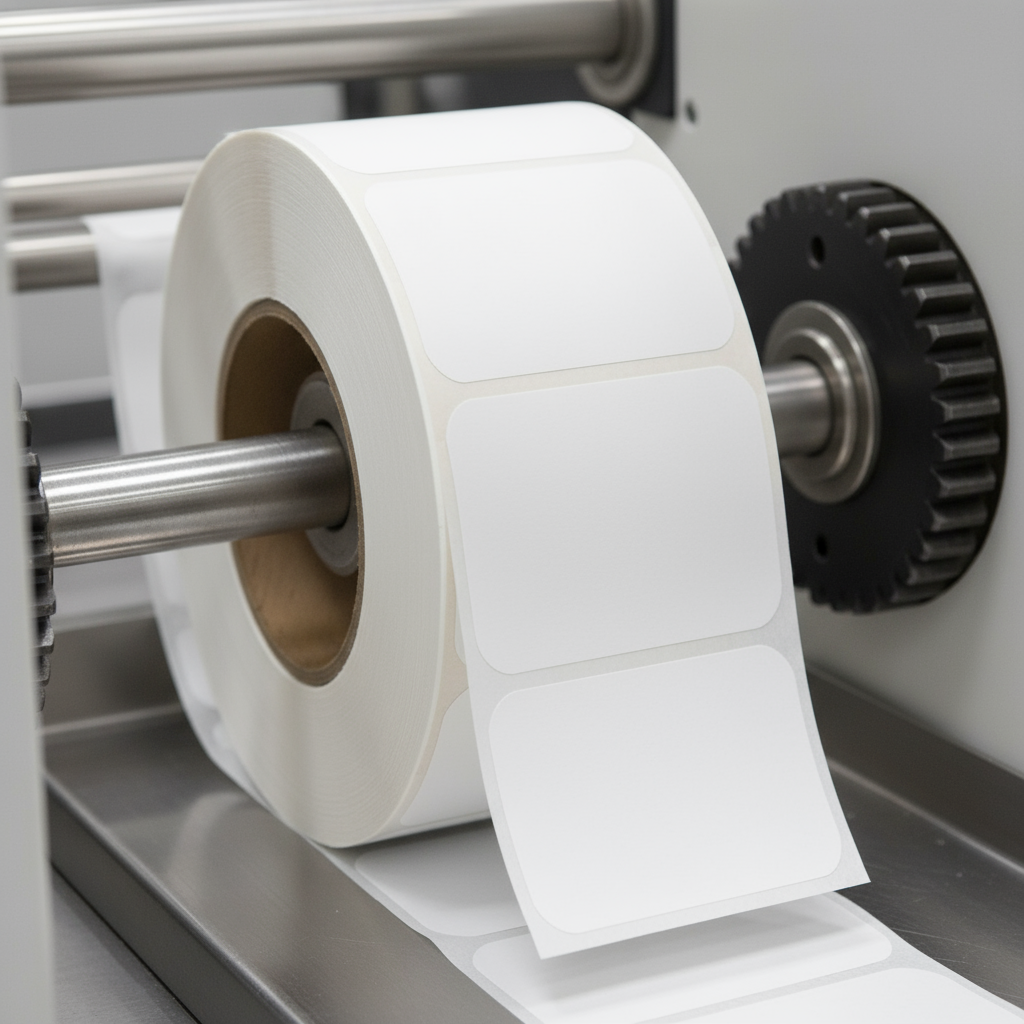 Etiquetas brancas (automação/troqueladas)